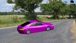 Car design surface with Catia V5r21