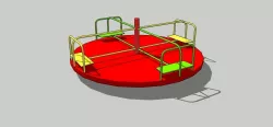 carousel 3D model