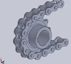 Chain plus Pinion 16B