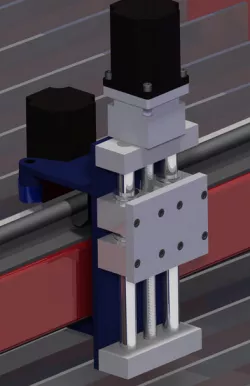 CNC plasma/router Z axis assembly