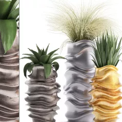 Collection of Exotic plants 3D model