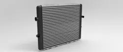 Cross flow radiators