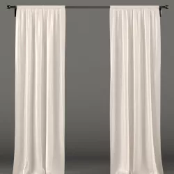 Curtains beige tulle 3D model