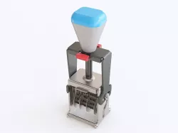 Date stamp 3D model
