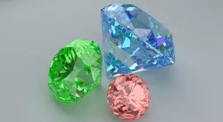 Diamonds Low-poly  3D model