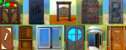 Door Pack Low-poly  3D model