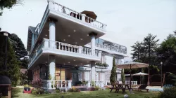 Exterior villa Design 3D model