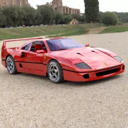 Ferrari F-40 3D model
