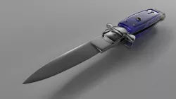 Full Detailed Folding Knife 3D model