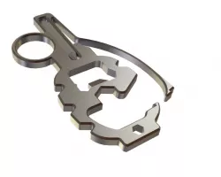 Grenade F-1 multitool titanium carabiner keychain edc every day carry tactical bottle opener