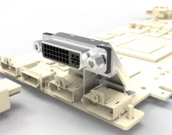 High rise DVI Port