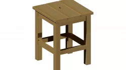 Hocker - Stool 3D model