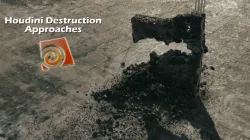 Houdini 17 Redshift Destruction Setup 3D model