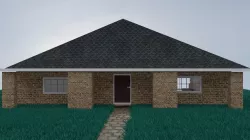 House design exterior and interior 3D model