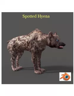 hyena 3D model