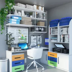  IKEA Office Furniture Set 2 3D model
