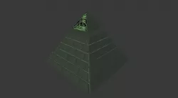 Illuminati Pyramid 3D model