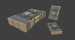 Improvised Detonation Charge C4 Low-poly  3D model