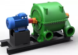 Industrial compressor 3D model