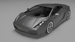 Lamborghini Gallardo 2005 model 3D model