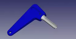 Llave portón