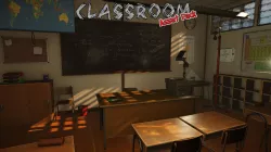 Low-Poly Classroom Pack Low-poly  3D model