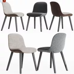 Mad Dining Chair Poliform 3D model