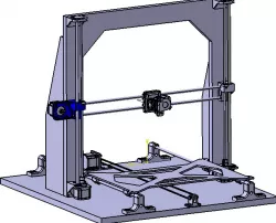 Maga 3D printer  BIG TABLE