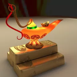 Magic Lamp 3D model
