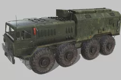 MAZ 537 Low-poly  3D model