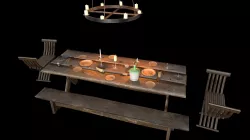 Medieval Interior Candle Asset Pack Low-poly  3D model