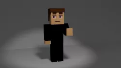 Minecraft Character Low-poly  3D model