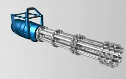 Minigun 3D model