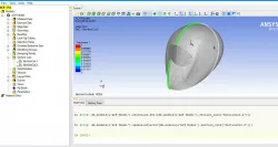 Modeling Helmet with Composite Material in Ansys ACP