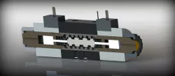 Modeling hydraulic directional control valves 4/3