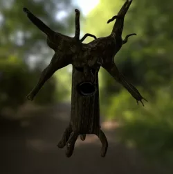 Monster rotten wood Low-poly  3D model