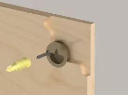 Mounting fasteners for MDF