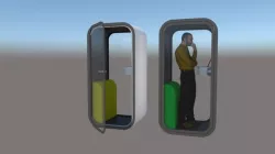 Office  Phone Booth 3D model