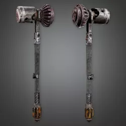 Post Apocalyptic Flatten Hammer - PAM - PBR Game Ready Low-poly  3D model