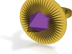 purple spike ring
