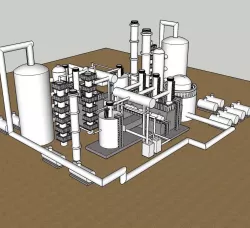 Refinery 3D model