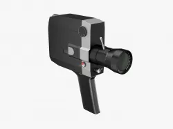 Retro Camera 3D model
