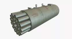Rocket Launcher B-8V20A Low-poly  3D model