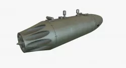 Rocket Launcher UB-16-57 Low-poly  3D model
