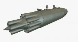 Rocket Launcher UB-16-57KV Low-poly  3D model