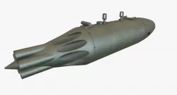 Rocket Launcher UB-16-57UM Low-poly  3D model