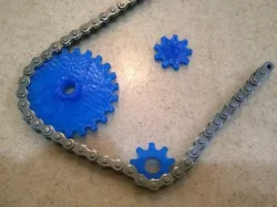 Roller Chain Sprockets OpenSCAD Module