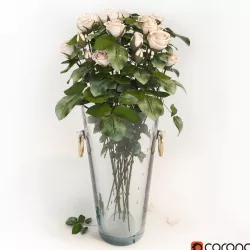 roses 3D model