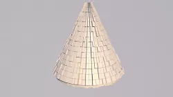 Sci Fi  Cone Shape Triangle 3D model 2019 3D model