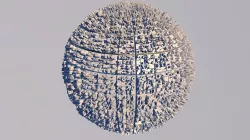 Sci Fi Sphere Shape Triangle 3D model 2019 3D model 3D model